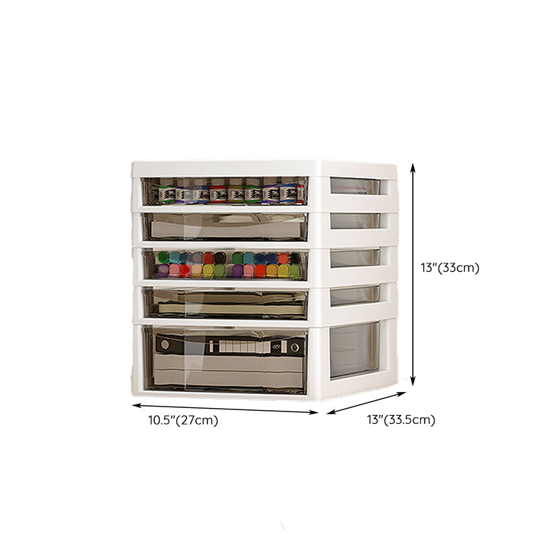 Transparent Filing Cabinet Modern Plastic Drawers File Cabinet