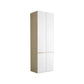 White Storage Cabinet with Drawer Contemporary Wardrobe Armoire