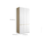 White Storage Cabinet with Drawer Contemporary Wardrobe Armoire