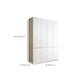 White Storage Cabinet with Drawer Contemporary Wardrobe Armoire