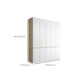 White Storage Cabinet with Drawer Contemporary Wardrobe Armoire