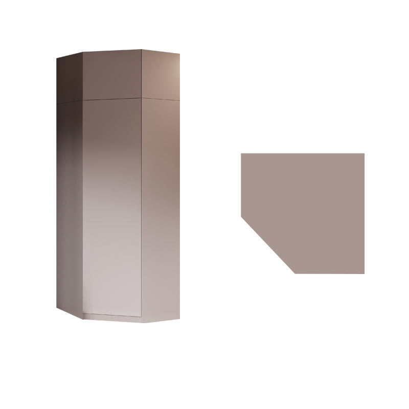 Armoire de garde-robe coulissante avec étagères