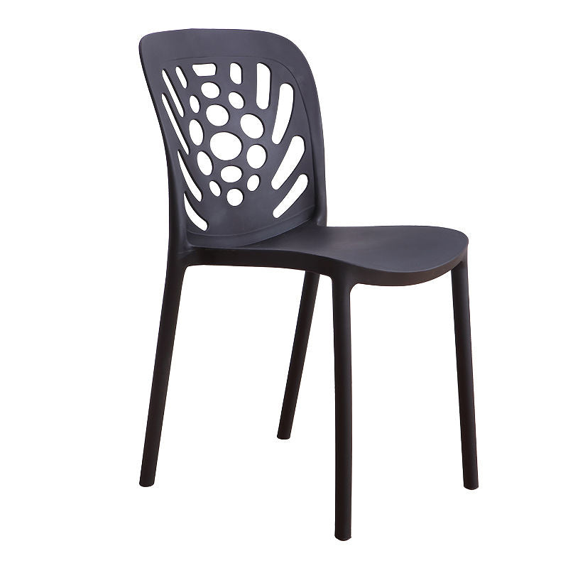 Modern Style Side Chair Plastic Stackable Dining Chair for Dining Room Clearhalo 'Dining Chairs' 'Dining Tables & Seating' 'dining_chair' 'furn' 'furn_dining_chair' 'Furniture' 'Kitchen & Dining Furniture' 7738331