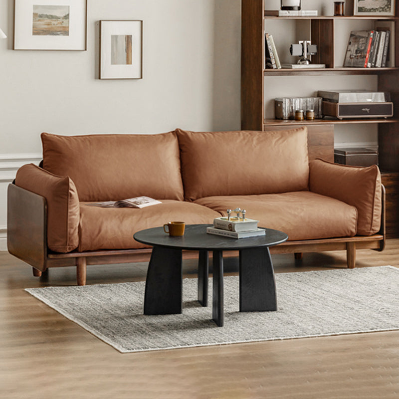 Standard Solid Wood Square Arm Sofa with Cushions Back for Living Room Clearhalo 'furn' 'furn_sofas' 'Furniture' 'Living Room Furniture' 'Sofa' 'sofas' 7739465