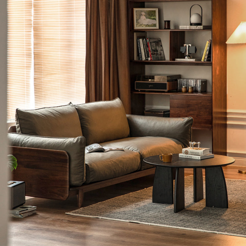 Standard Solid Wood Square Arm Sofa with Cushions Back for Living Room Clearhalo 'furn' 'furn_sofas' 'Furniture' 'Living Room Furniture' 'Sofa' 'sofas' 7739468