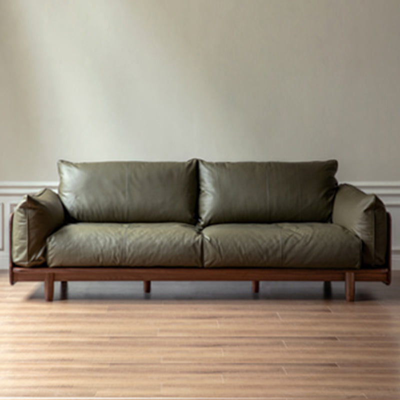 Standard Solid Wood Square Arm Sofa with Cushions Back for Living Room Clearhalo 'furn' 'furn_sofas' 'Furniture' 'Living Room Furniture' 'Sofa' 'sofas' 7739471