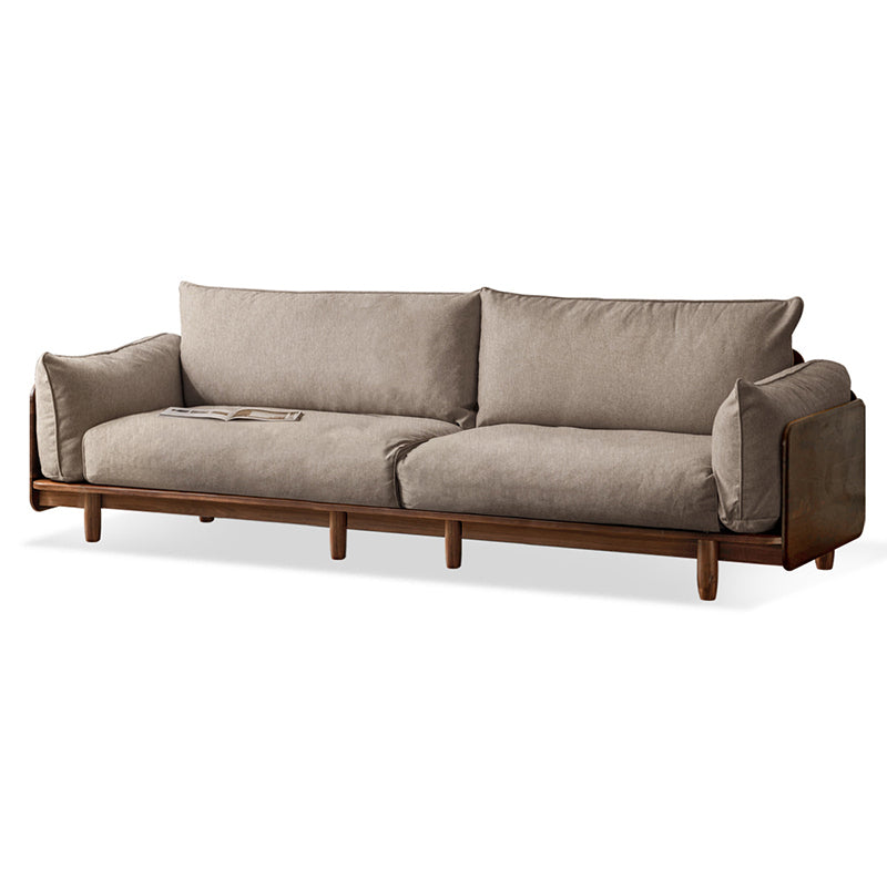 Standard Solid Wood Square Arm Sofa with Cushions Back for Living Room Linen Clearhalo 'furn' 'furn_sofas' 'Furniture' 'Living Room Furniture' 'Sofa' 'sofas' 7739485