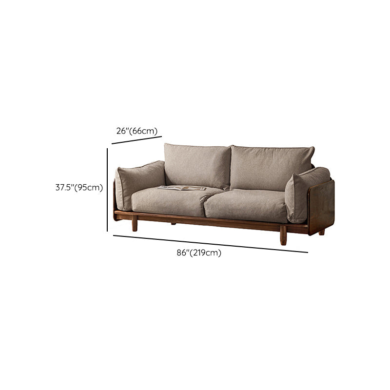 Standard Solid Wood Square Arm Sofa with Cushions Back for Living Room Clearhalo 'furn' 'furn_sofas' 'Furniture' 'Living Room Furniture' 'Sofa' 'sofas' 7739488