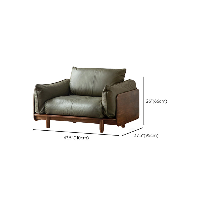 Standard Solid Wood Square Arm Sofa with Cushions Back for Living Room Clearhalo 'furn' 'furn_sofas' 'Furniture' 'Living Room Furniture' 'Sofa' 'sofas' 7739496