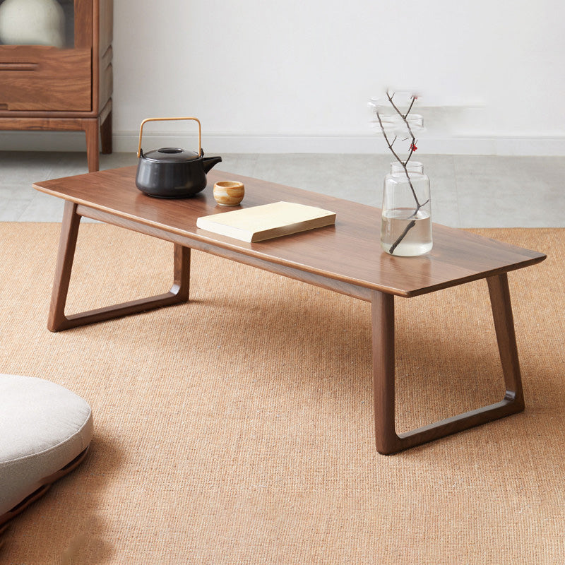 Sled Brown Solid Wood Rectangle Bedroom Modern 1 Coffee Table Clearhalo 'Coffee & Accent Tables' 'Coffee Tables' 'coffee_tables' 'furn' 'furn_coffee_tables' 'Furniture' 'Living Room Furniture' 7740959