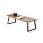 Sled Brown Solid Wood Rectangle Bedroom Modern 1 Coffee Table Walnut Clearhalo 'Coffee & Accent Tables' 'Coffee Tables' 'coffee_tables' 'furn' 'furn_coffee_tables' 'Furniture' 'Living Room Furniture' 7740961