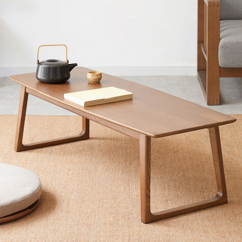 Sled Brown Solid Wood Rectangle Bedroom Modern 1 Coffee Table Clearhalo 'Coffee & Accent Tables' 'Coffee Tables' 'coffee_tables' 'furn' 'furn_coffee_tables' 'Furniture' 'Living Room Furniture' 7740962