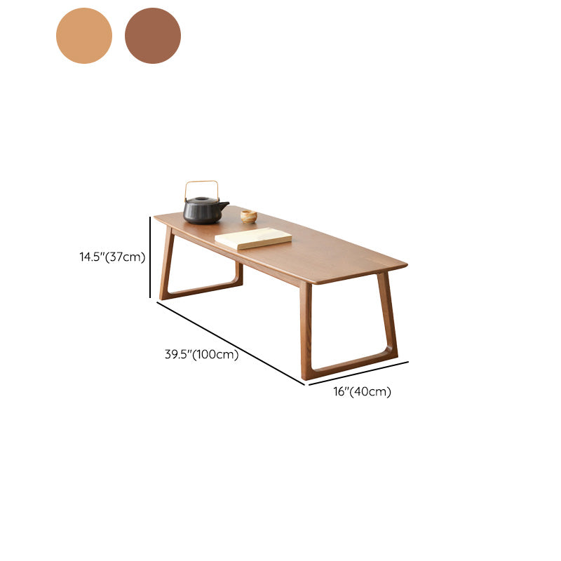 Sled Brown Solid Wood Rectangle Bedroom Modern 1 Coffee Table Clearhalo 'Coffee & Accent Tables' 'Coffee Tables' 'coffee_tables' 'furn' 'furn_coffee_tables' 'Furniture' 'Living Room Furniture' 7740973