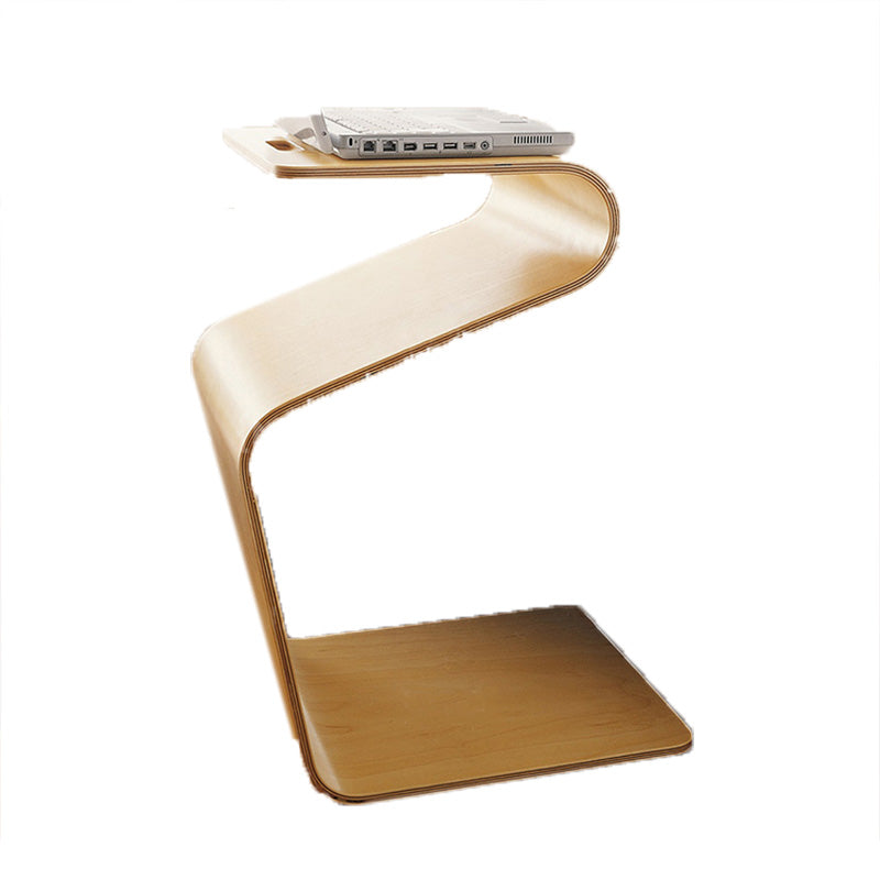 15.7" Tall Wood Bedroom Free-Form Coffee Table with Storage Shelf Clearhalo 'Coffee & Accent Tables' 'Coffee Tables' 'coffee_tables' 'furn' 'furn_coffee_tables' 'Furniture' 'Living Room Furniture' 7740996