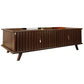 Solid Wood Mid-Century Modern Rectangle Brown Coffee Table with Storage Drawers Camel Clearhalo 'Coffee & Accent Tables' 'Coffee Tables' 'coffee_tables' 'furn' 'furn_coffee_tables' 'Furniture' 'Living Room Furniture' 7741005