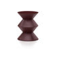 No Distressing Plastic Pedestal Modern Round 1 Coffee Table for Bedroom 14"L x 14"W x 22"H Maroon Clearhalo 'Coffee & Accent Tables' 'Coffee Tables' 'coffee_tables' 'furn' 'furn_coffee_tables' 'Furniture' 'Living Room Furniture' 7741087