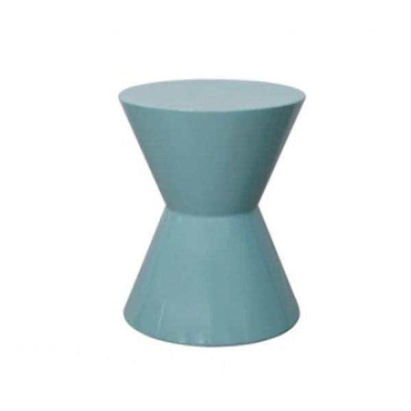 No Distressing Plastic Pedestal Modern Round 1 Coffee Table for Bedroom 14"L x 14"W x 18"H Sky Blue Clearhalo 'Coffee & Accent Tables' 'Coffee Tables' 'coffee_tables' 'furn' 'furn_coffee_tables' 'Furniture' 'Living Room Furniture' 7741094