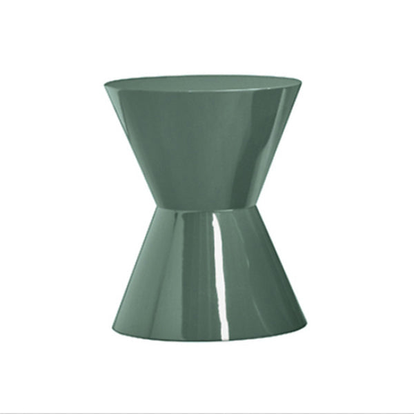 No Distressing Plastic Pedestal Modern Round 1 Coffee Table for Bedroom 14"L x 14"W x 18"H Blackish Green Clearhalo 'Coffee & Accent Tables' 'Coffee Tables' 'coffee_tables' 'furn' 'furn_coffee_tables' 'Furniture' 'Living Room Furniture' 7741097