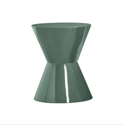 No Distressing Plastic Pedestal Modern Round 1 Coffee Table for Bedroom 14"L x 14"W x 18"H Blackish Green Clearhalo 'Coffee & Accent Tables' 'Coffee Tables' 'coffee_tables' 'furn' 'furn_coffee_tables' 'Furniture' 'Living Room Furniture' 7741097