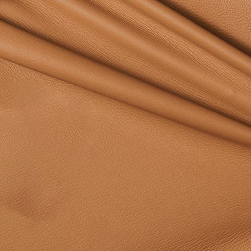 Echt lederen 2-zits oranje vierkant armbank voor bonusruimte