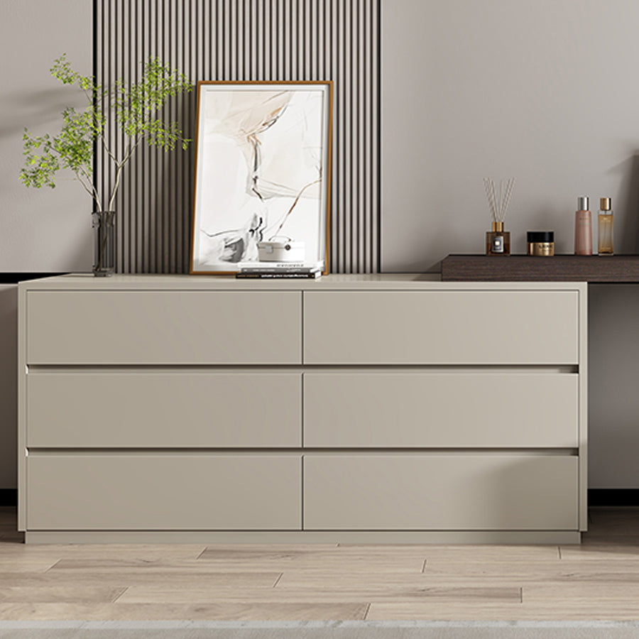 Moderne 6-lading flip-top make-up ijdelheid set met spiegel en ontlasting