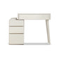 31.5" W Cream Solid Wood Vanity Makeup Dressing Table Set with Drawers
