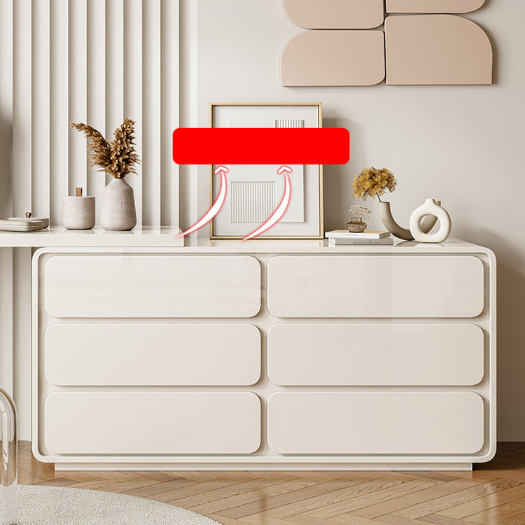 Cream Pine Wood Vanity Make up Table Set with Stool and Mirror