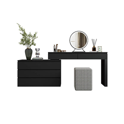 3-piece Vanity Table Set with LED Lighted Mirror Vanity Make Up Table/Stool Set