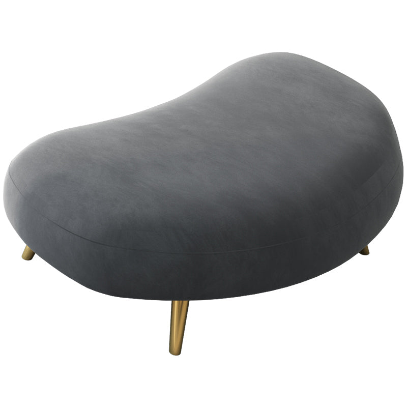 Hedendaagse vaste kleur hellende arm gebogen bank voor woonkamer