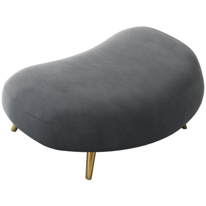 Hedendaagse vaste kleur hellende arm gebogen bank voor woonkamer