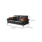 Contemporary Leather Pillow Top Arm Sofa in Gray For Living Room Clearhalo 'furn' 'furn_sofas' 'Furniture' 'Living Room Furniture' 'Sofa' 'sofas' 7741909