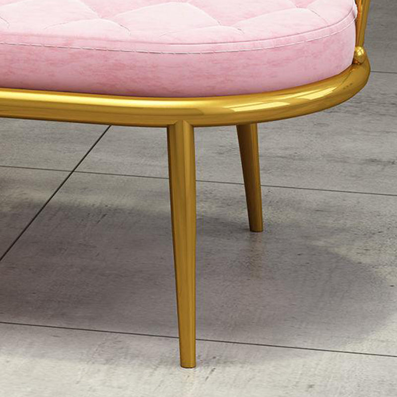 Canapé sans bras de couleur unie industrielle avec oreiller en arrière pour le salon