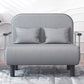 Removable Cushions Sleeper Sofa Contemporary Square Arms Sofa Bed Clearhalo 'furn' 'furn_futons' 'Furniture' 'Futons & Daybeds' 'Futons' 'Living Room Furniture' 7742126