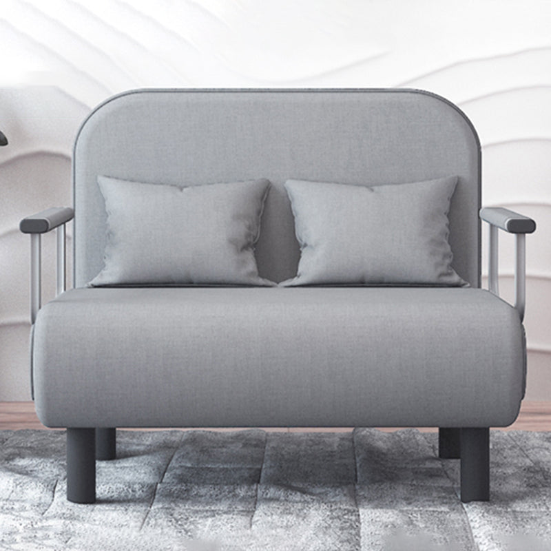 Removable Cushions Sleeper Sofa Contemporary Square Arms Sofa Bed Clearhalo 'furn' 'furn_futons' 'Furniture' 'Futons & Daybeds' 'Futons' 'Living Room Furniture' 7742126