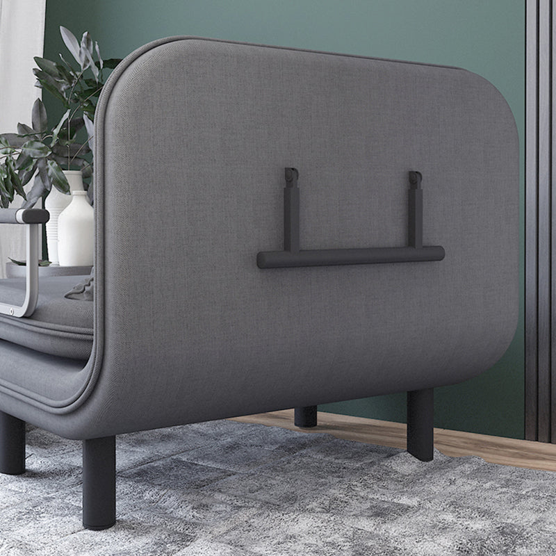 Removable Cushions Sleeper Sofa Contemporary Square Arms Sofa Bed Clearhalo 'furn' 'furn_futons' 'Furniture' 'Futons & Daybeds' 'Futons' 'Living Room Furniture' 7742135