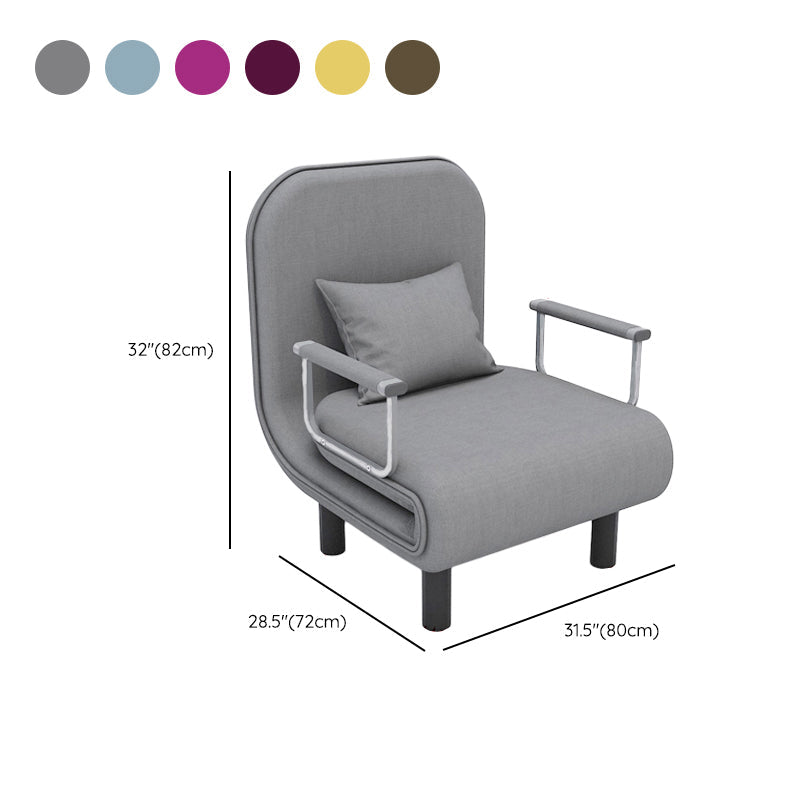 Removable Cushions Sleeper Sofa Contemporary Square Arms Sofa Bed Clearhalo 'furn' 'furn_futons' 'Furniture' 'Futons & Daybeds' 'Futons' 'Living Room Furniture' 7742145