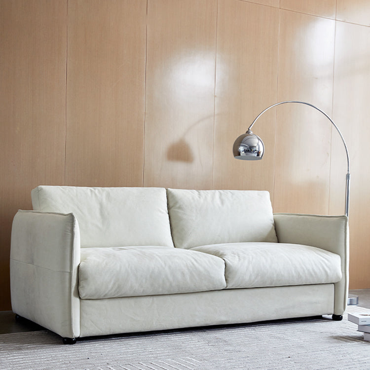 Sofá de cuero moderno sofá de cuero para tapicería extraholección de sofá cama