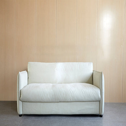 Moderne faux lederen slaper bank verwijderbare bekleding futon sofa bed