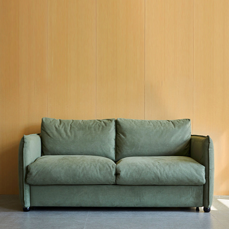 Sofá de cuero moderno sofá de cuero para tapicería extraholección de sofá cama