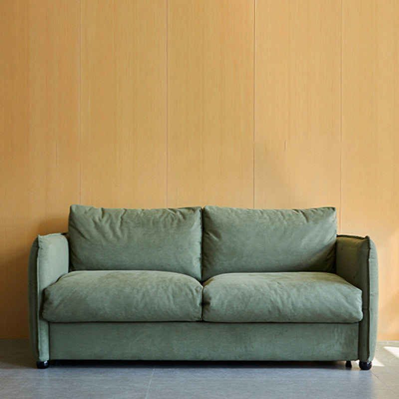 Canapé-lit en cuir en faux cuir moderne canapé-lit de futon amovible