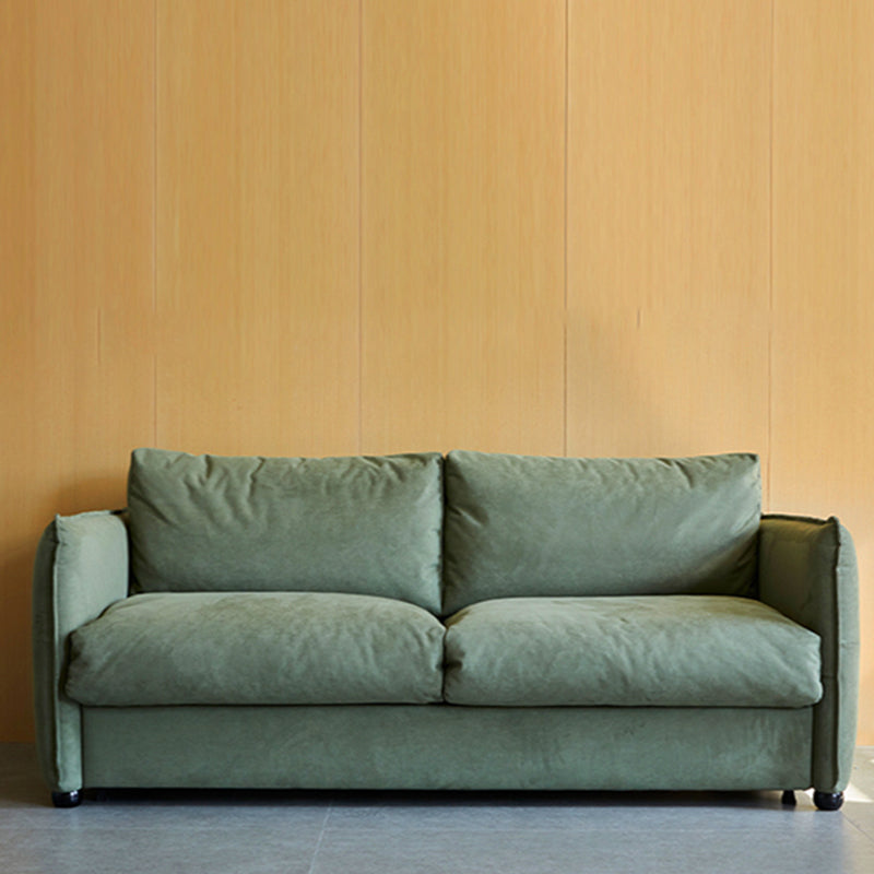 Canapé-lit en cuir en faux cuir moderne canapé-lit de futon amovible