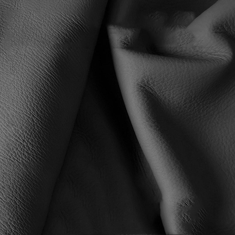 Set sezionale moderno, divano sezionale a braccio quadrato in pelle vera, marrone