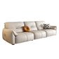 Modern Genuine Leather Sectional Sofa, Pillow Top Arm Sectional Sofa 110"L x 37"W x 33"H Clearhalo 'furn' 'furn_sectionals' 'Furniture' 'Living Room Furniture' 'Sectionals' 7742406