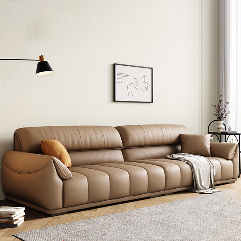 Contemporary Sectional with Pillow Top Arm Living Room Sectional sofa Clearhalo 'furn' 'furn_sectionals' 'Furniture' 'Living Room Furniture' 'Sectionals' 7742463