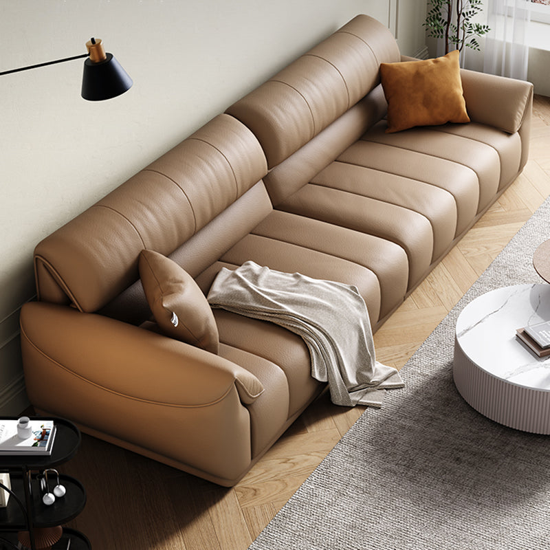Contemporary Sectional with Pillow Top Arm Living Room Sectional sofa Clearhalo 'furn' 'furn_sectionals' 'Furniture' 'Living Room Furniture' 'Sectionals' 7742465
