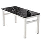 Modern Rectangular Dining Table Wooden Tabletop for Living Room Black Without Chairs Clearhalo 'Dining Tables & Seating' 'Dining Tables' 'dining_table' 'furn' 'furn_dining_table' 'Furniture' 'Kitchen & Dining Furniture' 7747101