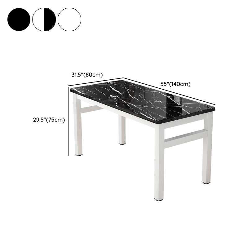 Modern Rectangular Dining Table Wooden Tabletop for Living Room Clearhalo 'Dining Tables & Seating' 'Dining Tables' 'dining_table' 'furn' 'furn_dining_table' 'Furniture' 'Kitchen & Dining Furniture' 7747109