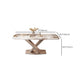 Rectangular Luxury White Stone Top Dining Table with Metal Pedestal Clearhalo 'Dining Tables & Seating' 'Dining Tables' 'dining_table' 'furn' 'furn_dining_table' 'Furniture' 'Kitchen & Dining Furniture' 7747136