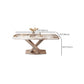 Rectangular Luxury White Stone Top Dining Table with Metal Pedestal Clearhalo 'Dining Tables & Seating' 'Dining Tables' 'dining_table' 'furn' 'furn_dining_table' 'Furniture' 'Kitchen & Dining Furniture' 7747137