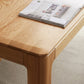 Modern Style Rectangle Oak Solid Wood Dining Table in Natural Clearhalo 'Dining Tables & Seating' 'Dining Tables' 'dining_table' 'furn' 'furn_dining_table' 'Furniture' 'Kitchen & Dining Furniture' 7747200